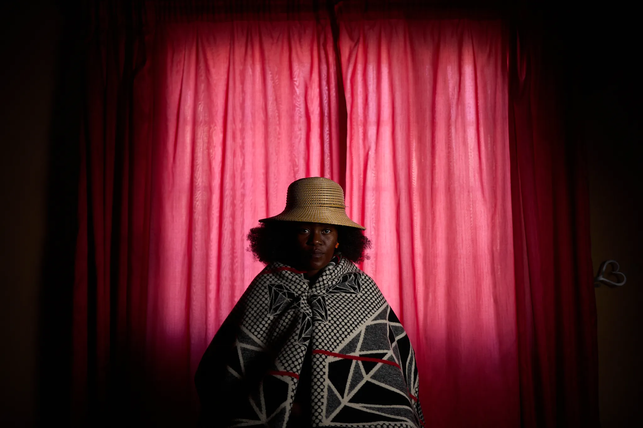 Rethabile Mostamai posing for a portrait